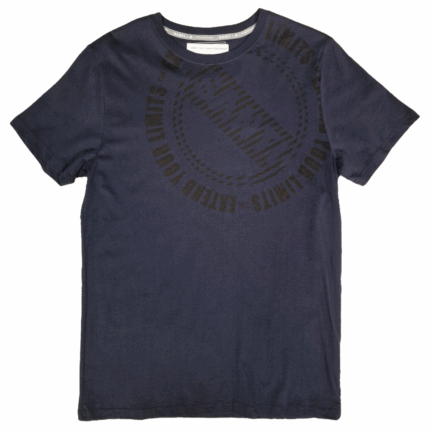 SANTI T-Shirt "Extent YL Blau Schwarz"